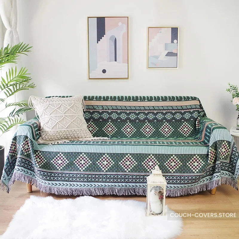 Boho Couch Cover Throw