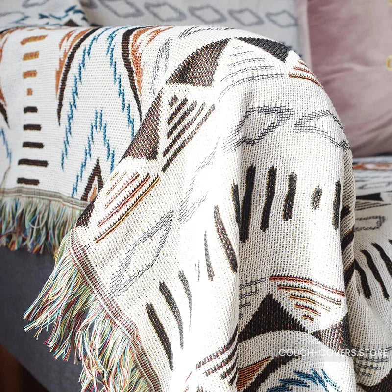 Boho Couch Cover Throw