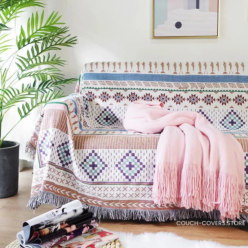 Boho Couch Cover Throw