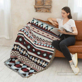 Boho Couch Cover Throw