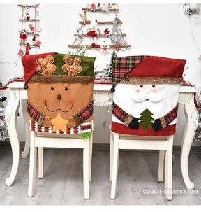 Christmas Hat Chair Covers