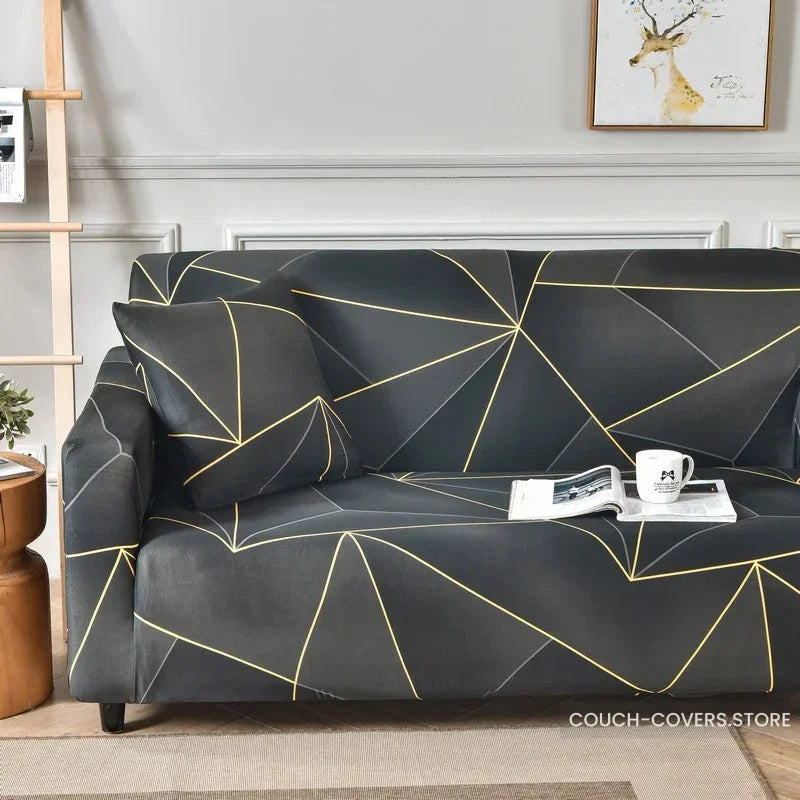 Geometric Couch Cover