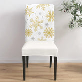 Gold Christmas Chair Covers