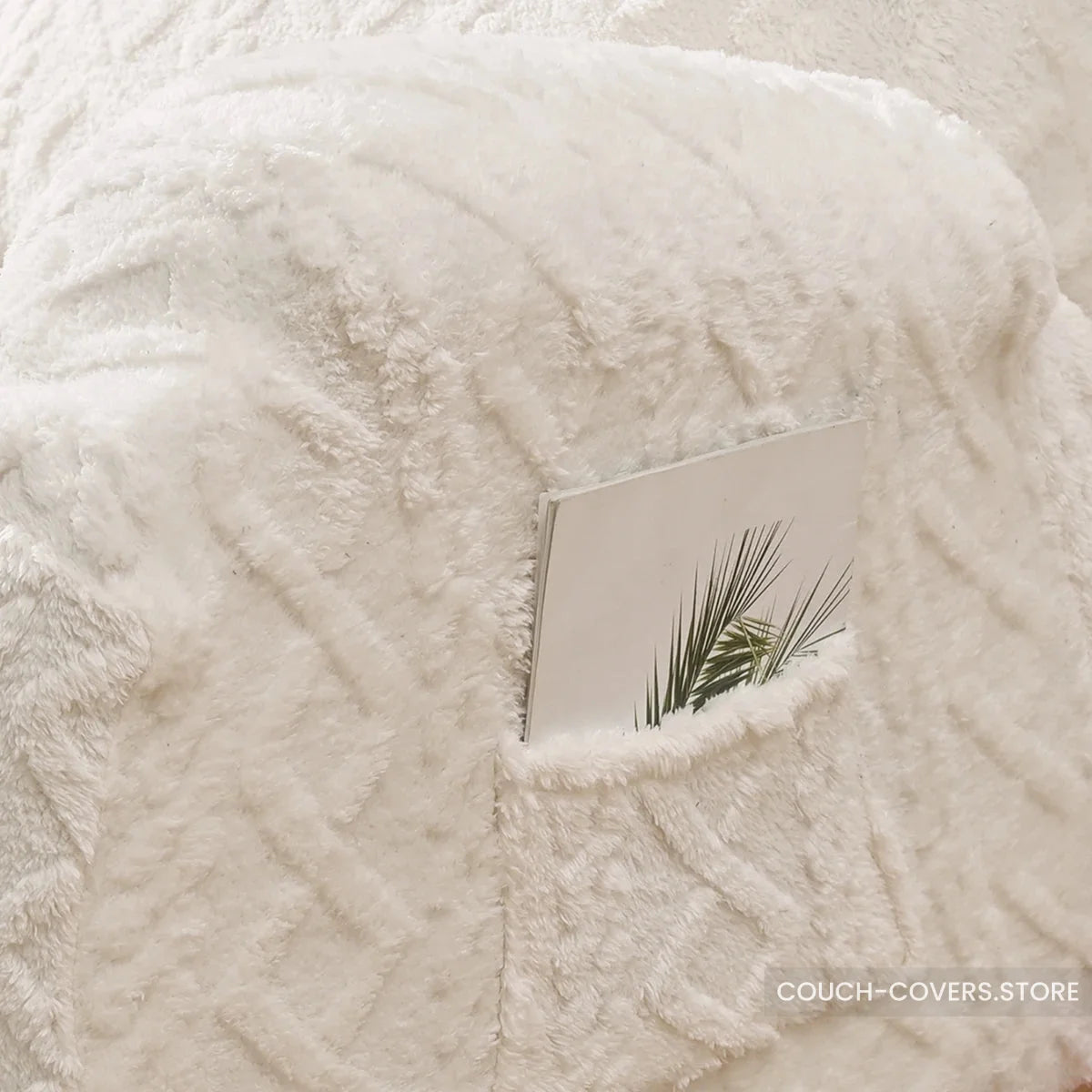 Knitted recliner chair cover