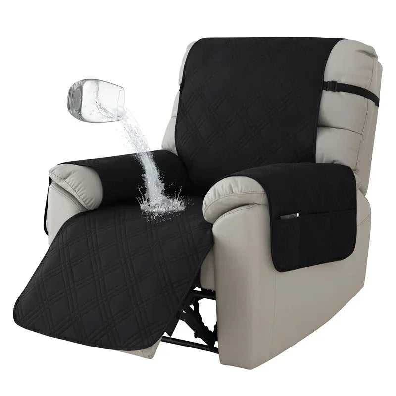 Non Slip Recliner Covers Black