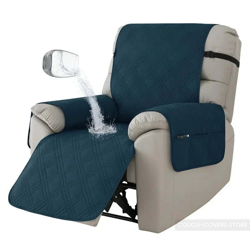 Non Slip Recliner Covers Teal