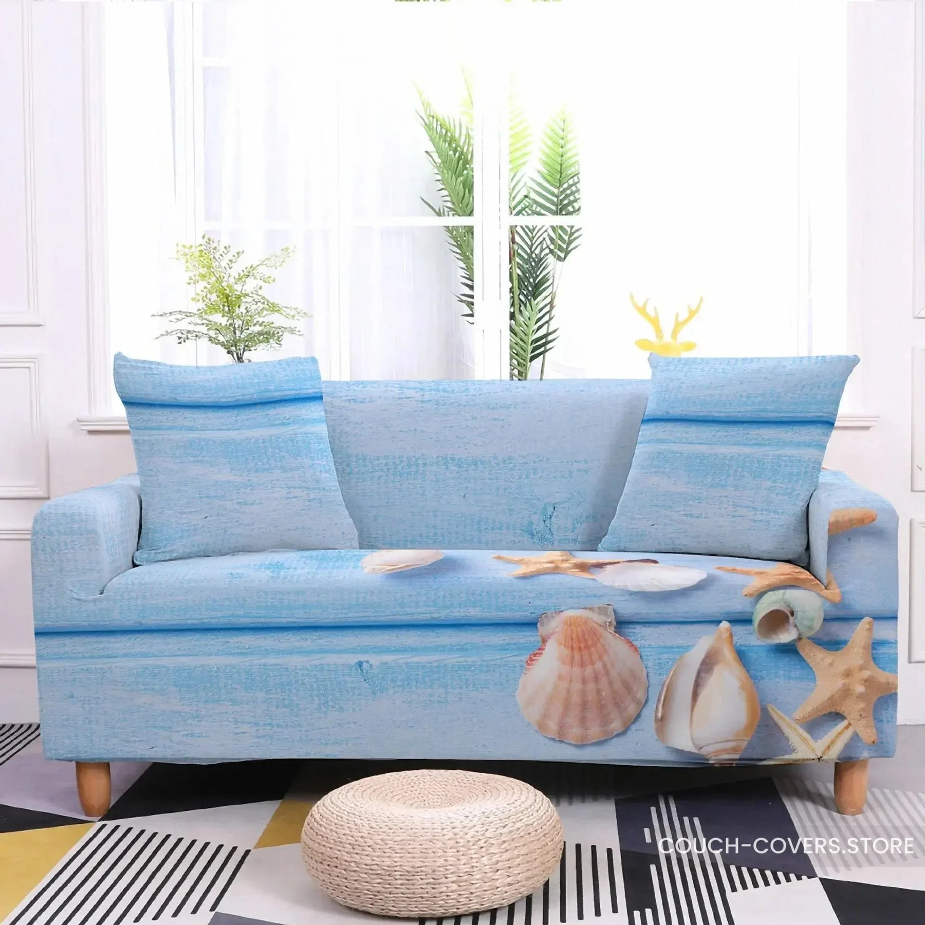 Seashell Couch Cover 1 seat (35-55’’ | 90-140cm) / Seashell