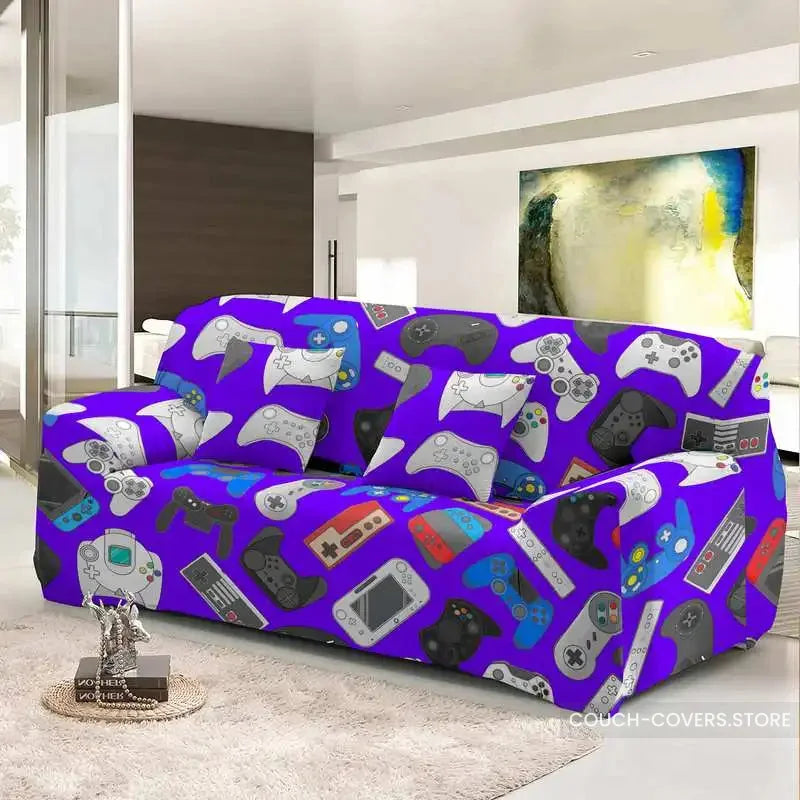 Video Game Couch Cover 1 seat (35-55’’ | 90-140cm) / Purple