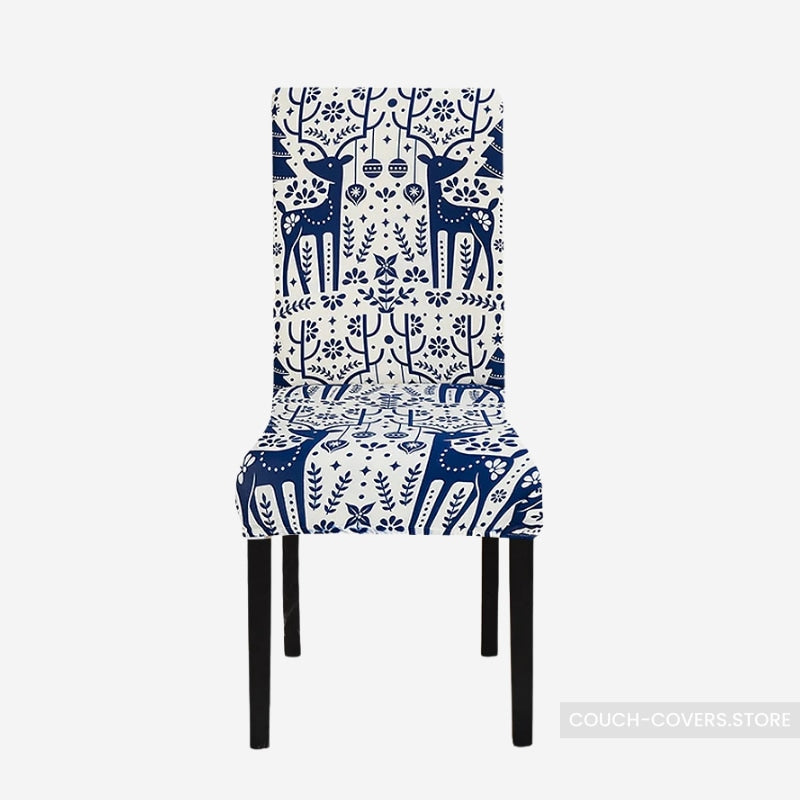 White Christmas Chair Covers