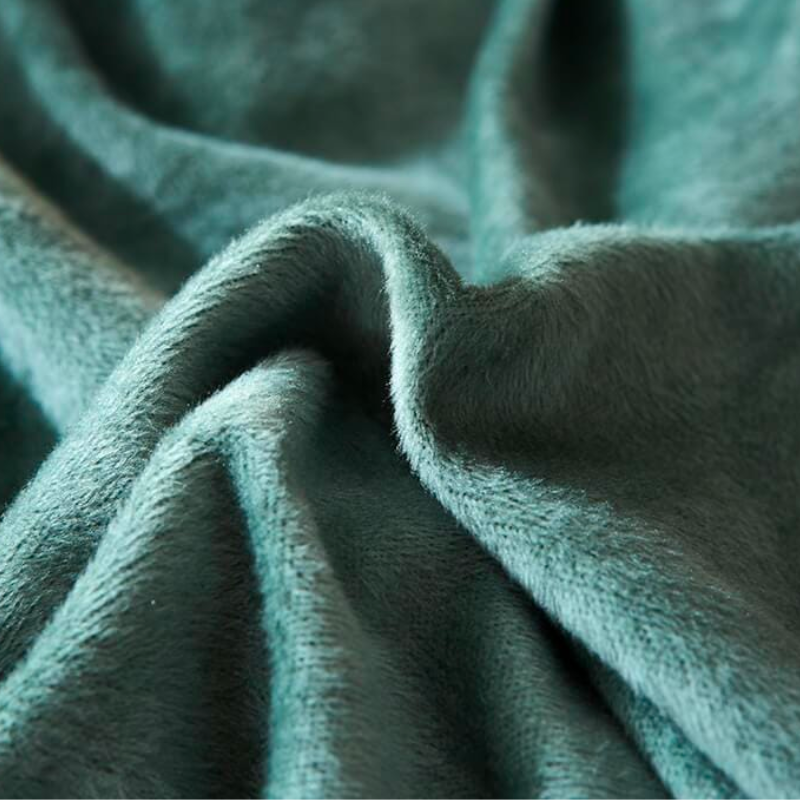 Housse de canapé en velours vert