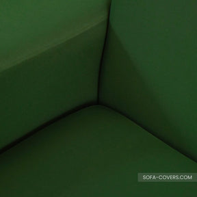 Dark green couch cover