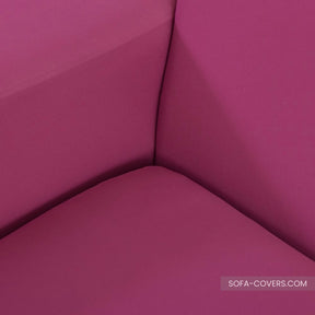 Dark pink sofa cover