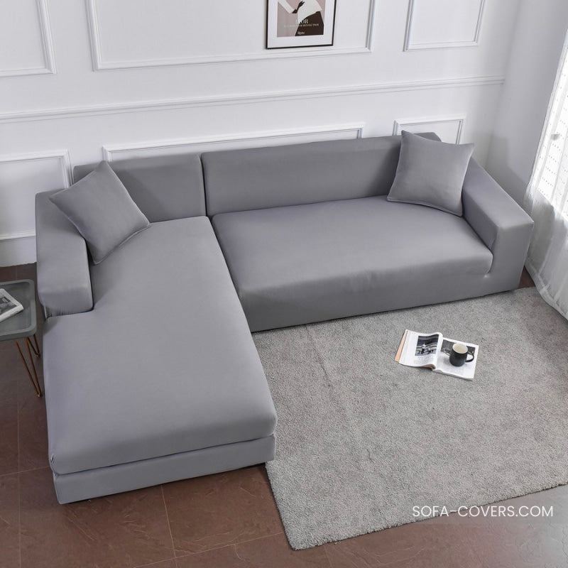 Light grey couch cover