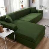 Olive green couch cover