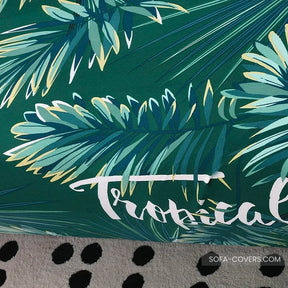 Tropical couch cover